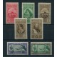 COLONIAS ITALIANAS EMISIONES GENERALES 1932 Yv AEREO 7/13 SERIE COMPLETA NUEVA CON GOMA 50 EUROS